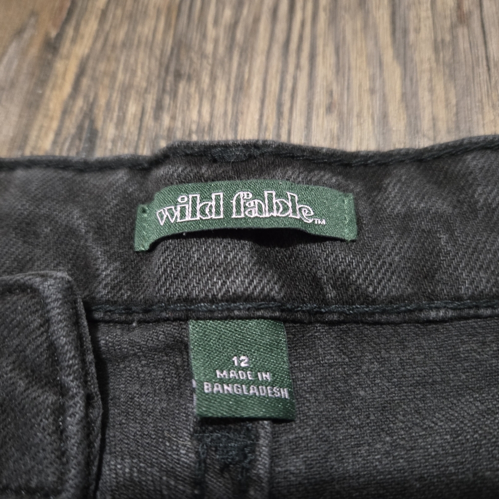 Wild Fable Black Distressed Jean Shorts - Picture 6 of 13